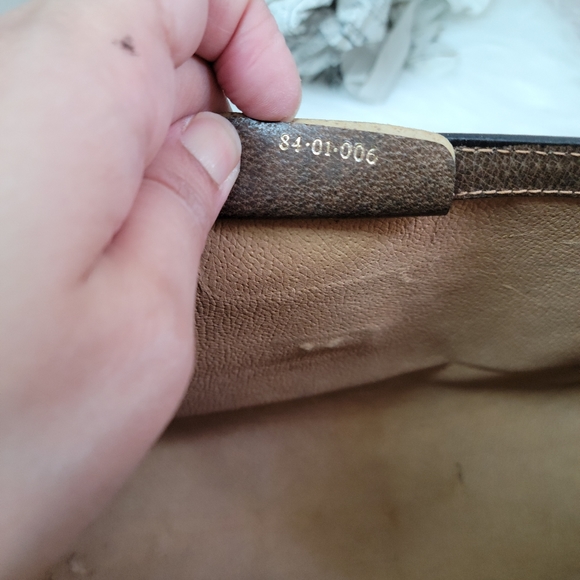 100% Authentic Gucci web sherry line clutch Bag - Picture 10 of 14